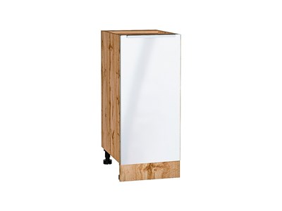 Шкаф нижний с 1-ой дверцей Фьюжн Дуб Вотан, Angel, 350 В*Ш*Г 816*350*480, фасад МДФ  Angel, корпус  Дуб Вотан ms2510VVT_65130