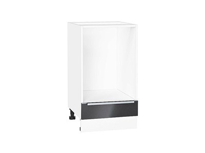 Шкаф нижний под духовку Фьюжн Белый, Anthracite, 450 В*Ш*Г 816*450*476, фасад МДФ  Anthracite, корпус  Белый ms2510VVT_67091