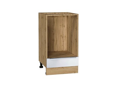 Шкаф нижний под духовку Фьюжн Дуб Вотан, Angel, 450 В*Ш*Г 816*450*476, фасад МДФ  Angel, корпус  Дуб Вотан ms2510VVT_67074