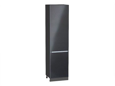 Шкаф пенал с 2-мя дверцами Фьюжн Graphite, Anthracite, 2340, 600 В*Ш*Г 2336*600*576, фасад МДФ  Anthracite, корпус  Graphite ms2510VVT_45123