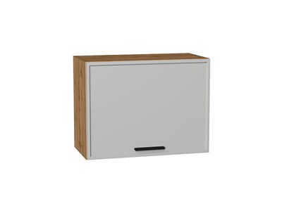 Шкаф верхний горизонтальный Фрейм Дуб Вотан, Grey Silk, 460, 600 В*Ш*Г 458*600*324, фасад МДФ  Grey Silk, корпус  Дуб Вотан ms2510VVT_71684