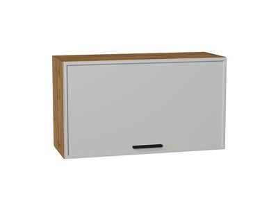 Шкаф верхний горизонтальный Фрейм Дуб Вотан, Grey Silk, 460, 800 В*Ш*Г 458*800*324, фасад МДФ  Grey Silk, корпус  Дуб Вотан ms2510VVT_71685