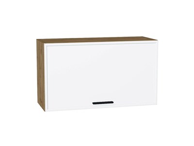 Шкаф верхний горизонтальный Фрейм Дуб Вотан, White Silk, 460, 800 В*Ш*Г 458*800*324, фасад МДФ  White Silk, корпус  Дуб Вотан ms2510VVT_71667