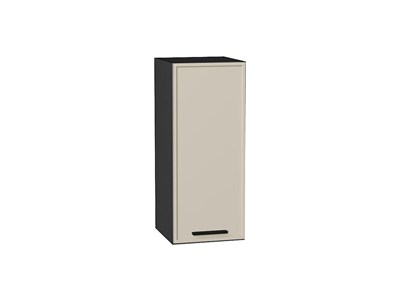 Шкаф верхний с 1-ой дверцей Фрейм Graphite, Cream Silk, 720, 300 В*Ш*Г 716*300*324, фасад МДФ  Cream Silk, корпус  Graphite ms2510VVT_69831