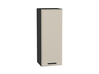 Шкаф верхний с 1-ой дверцей Фрейм Graphite, Cream Silk, 920, 350 В*Ш*Г 920*350*324, фасад МДФ  Cream Silk, корпус  Graphite ms2510VVT_69838