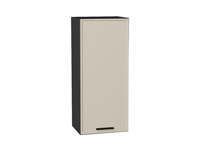 Шкаф верхний с 1-ой дверцей Фрейм Graphite, Cream Silk, 920, 400 В*Ш*Г 920*400*324, фасад МДФ  Cream Silk, корпус  Graphite ms2510VVT_69839