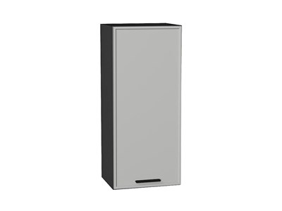 Шкаф верхний с 1-ой дверцей Фрейм Graphite, Grey Silk, 920, 400 В*Ш*Г 920*400*324, фасад МДФ  Grey Silk, корпус  Graphite ms2510VVT_68947