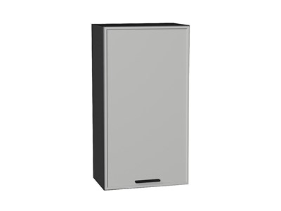 Шкаф верхний с 1-ой дверцей Фрейм Graphite, Grey Silk, 920, 500 В*Ш*Г 920*500*324, фасад МДФ  Grey Silk, корпус  Graphite ms2510VVT_68949