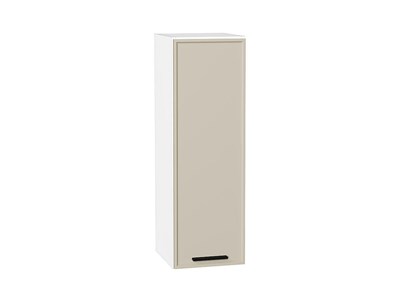 Шкаф верхний с 1-ой дверцей Фрейм Белый, Cream Silk, 920, 300 В*Ш*Г 920*300*324, фасад МДФ  Cream Silk, корпус  Белый ms2510VVT_69803