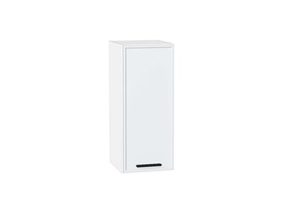 Шкаф верхний с 1-ой дверцей Фрейм Белый, White Silk, 720, 300 В*Ш*Г 716*300*324, фасад МДФ  White Silk, корпус  Белый ms2510VVT_66860
