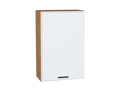 Шкаф верхний с 1-ой дверцей Фрейм Дуб Вотан, White Silk, 920, 600 В*Ш*Г 920*600*324, фасад МДФ  White Silk, корпус  Дуб Вотан ms2510VVT_66883