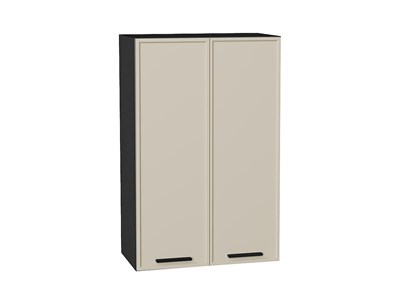 Шкаф верхний с 2-мя дверцами Фрейм Graphite, Cream Silk, 920, 600 В*Ш*Г 920*600*324, фасад МДФ  Cream Silk, корпус  Graphite ms2510VVT_69845