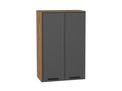 Шкаф верхний с 2-мя дверцами Фрейм Дуб Вотан, Stormy Silk, 920, 600 В*Ш*Г 920*600*324, фасад МДФ  Stormy Silk, корпус  Дуб Вотан ms2510VVT_69005