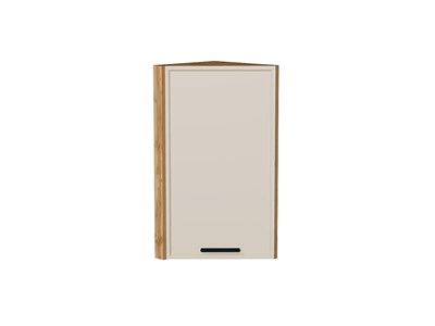 Шкаф верхний торцевой Фрейм Дуб Вотан, Cream Silk, 720 В*Ш*Г 716*300*310, фасад МДФ  Cream Silk, корпус  Дуб Вотан ms2510VVT_69847