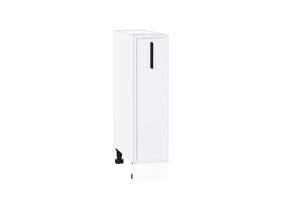 Шкаф нижний бутылочница Фрейм Белый, White Silk, 200 В*Ш*Г 816*200*484, фасад МДФ  White Silk, корпус  Белый ms2510VVT_66923