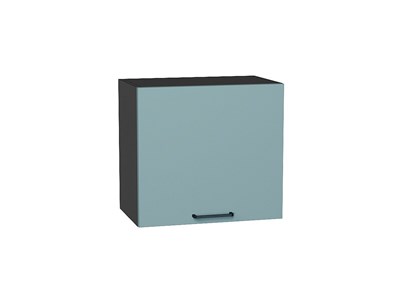 Шкаф верхний горизонтальный Флэт Graphite, Grey-green In 2S, 460, 500 В*Ш*Г 458*500*318, фасад ЛДСП  Grey-green In 2S, корпус  Graphite ms2510VVT_57172