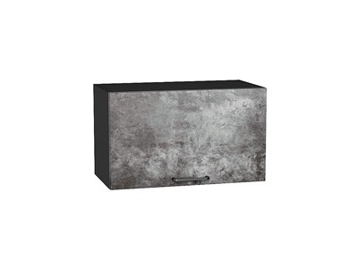 Шкаф верхний горизонтальный Флэт Graphite, Temple Stone 2S, 360, 600 В*Ш*Г 358*600*318, фасад ЛДСП  Temple Stone 2S, корпус  Graphite ms2510VVT_52586
