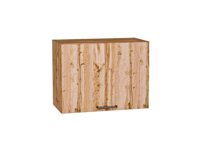 Шкаф верхний горизонтальный Флэт Дуб Вотан, Wotan Oak 2S, 460, 600 В*Ш*Г 458*600*318, фасад ЛДСП  Wotan Oak 2S, корпус  Дуб Вотан ms2510VVT_62390