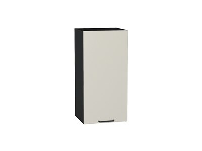 Шкаф верхний с 1-ой дверцей Флэт Graphite, Cashmere In 2S, 720, 350 В*Ш*Г 716*350*318, фасад ЛДСП  Cashmere In 2S, корпус  Graphite ms2510VVT_65157