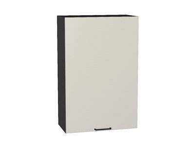 Шкаф верхний с 1-ой дверцей Флэт Graphite, Cashmere In 2S, 920, 600 В*Ш*Г 920*600*318, фасад ЛДСП  Cashmere In 2S, корпус  Graphite ms2510VVT_55772