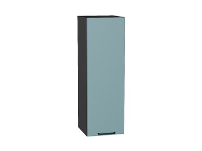 Шкаф верхний с 1-ой дверцей Флэт Graphite, Grey-green In 2S, 920, 300 В*Ш*Г 920*300*318, фасад ЛДСП  Grey-green In 2S, корпус  Graphite ms2510VVT_56911