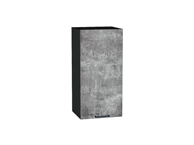 Шкаф верхний с 1-ой дверцей Флэт Graphite, Temple Stone 2S, 720, 350 В*Ш*Г 716*350*318, фасад ЛДСП  Temple Stone 2S, корпус  Graphite ms2510VVT_65175