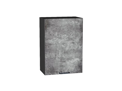 Шкаф верхний с 1-ой дверцей Флэт Graphite, Temple Stone 2S, 720, 450 В*Ш*Г 716*450*318, фасад ЛДСП  Temple Stone 2S, корпус  Graphite ms2510VVT_52628