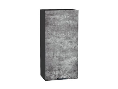Шкаф верхний с 1-ой дверцей Флэт Graphite, Temple Stone 2S, 920, 450 В*Ш*Г 920*450*318, фасад ЛДСП  Temple Stone 2S, корпус  Graphite ms2510VVT_52633