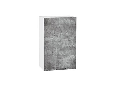 Шкаф верхний с 1-ой дверцей Флэт Белый, Temple Stone 2S, 720, 450 В*Ш*Г 716*450*318, фасад ЛДСП  Temple Stone 2S, корпус  Белый ms2510VVT_52618