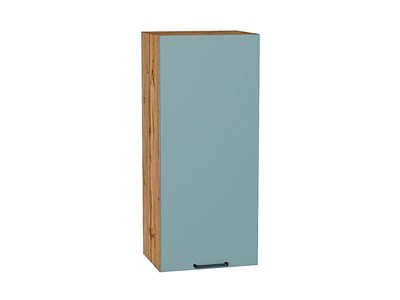 Шкаф верхний с 1-ой дверцей Флэт Дуб Вотан, Grey-green In 2S, 920, 400 В*Ш*Г 920*400*318, фасад ЛДСП  Grey-green In 2S, корпус  Дуб Вотан ms2510VVT_62436