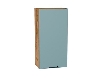 Шкаф верхний с 1-ой дверцей Флэт Дуб Вотан, Grey-green In 2S, 920, 450 В*Ш*Г 920*450*318, фасад ЛДСП  Grey-green In 2S, корпус  Дуб Вотан ms2510VVT_62437