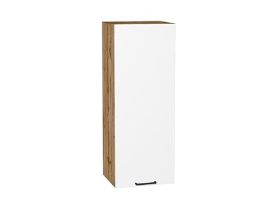 Шкаф верхний с 1-ой дверцей Флэт Дуб Вотан, White In 2S, 920, 350 В*Ш*Г 920*350*318, фасад ЛДСП  White In 2S, корпус  Дуб Вотан ms2510VVT_65150