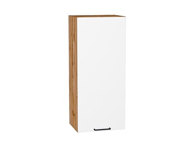Шкаф верхний с 1-ой дверцей Флэт Дуб Вотан, White In 2S, 920, 400 В*Ш*Г 920*400*318, фасад ЛДСП  White In 2S, корпус  Дуб Вотан ms2510VVT_62418
