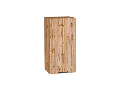 Шкаф верхний с 1-ой дверцей Флэт Дуб Вотан, Wotan Oak 2S, 720, 350 В*Ш*Г 716*350*318, фасад ЛДСП  Wotan Oak 2S, корпус  Дуб Вотан ms2510VVT_65167