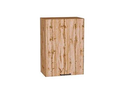 Шкаф верхний с 1-ой дверцей Флэт Дуб Вотан, Wotan Oak 2S, 720, 500 В*Ш*Г 716*500*318, фасад ЛДСП  Wotan Oak 2S, корпус  Дуб Вотан ms2510VVT_62442