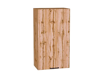 Шкаф верхний с 1-ой дверцей Флэт Дуб Вотан, Wotan Oak 2S, 920, 500 В*Ш*Г 920*500*318, фасад ЛДСП  Wotan Oak 2S, корпус  Дуб Вотан ms2510VVT_62447