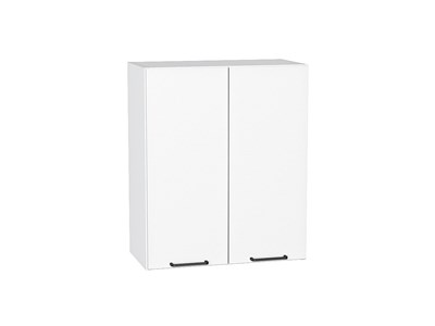 Шкаф верхний с 2-мя дверцами Флэт Белый, White In 2S, 720, 600 В*Ш*Г 716*600*318, фасад ЛДСП  White In 2S, корпус  Белый ms2510VVT_55674