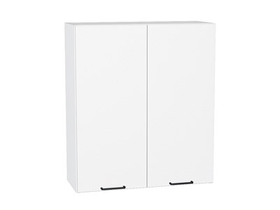 Шкаф верхний с 2-мя дверцами Флэт Белый, White In 2S, 920, 800 В*Ш*Г 920*800*318, фасад ЛДСП  White In 2S, корпус  Белый ms2510VVT_55677