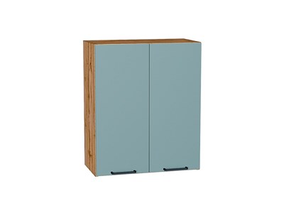 Шкаф верхний с 2-мя дверцами Флэт Дуб Вотан, Grey-green In 2S, 720, 600 В*Ш*Г 716*600*318, фасад ЛДСП  Grey-green In 2S, корпус  Дуб Вотан ms2510VVT_62465