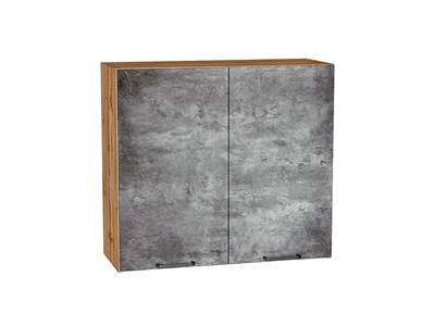 Шкаф верхний с 2-мя дверцами Флэт Дуб Вотан, Temple Stone 2S, 720, 800 В*Ш*Г 716*800*318, фасад ЛДСП  Temple Stone 2S, корпус  Дуб Вотан ms2510VVT_62481