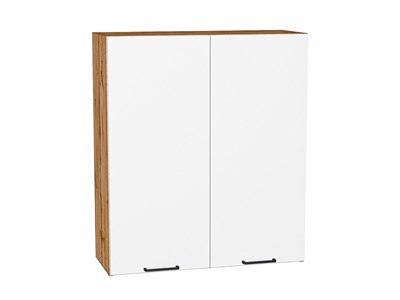 Шкаф верхний с 2-мя дверцами Флэт Дуб Вотан, White In 2S, 920, 800 В*Ш*Г 920*800*318, фасад ЛДСП  White In 2S, корпус  Дуб Вотан ms2510VVT_62471