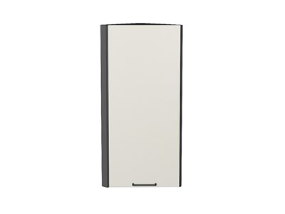 Шкаф верхний торцевой Флэт Graphite, Cashmere In 2S, 920 В*Ш*Г 920*300*306, фасад ЛДСП  Cashmere In 2S, корпус  Graphite ms2510VVT_55834