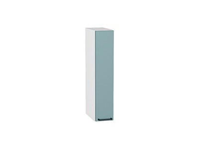 Шкаф верхний бутылочница Флэт Белый, Grey-green In 2S, 150 В*Ш*Г 716*150*318, фасад ЛДСП  Grey-green In 2S, корпус  Белый ms2510VVT_56859
