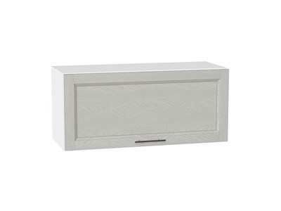 Шкаф верхний горизонтальный Сканди Белый, Cappuccino Softwood, 800 В*Ш*Г 358*800*320, фасад МДФ  Cappuccino Softwood, корпус  Белый ms2510VVT_41191