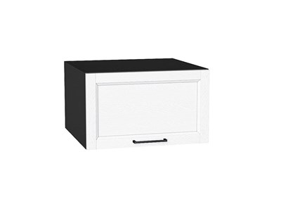 Шкаф верхний горизонтальный глубокий Сканди Graphite, White Silkwood, 600 В*Ш*Г 358*600*576, фасад МДФ  White Silkwood, корпус  Graphite ms2510VVT_70133