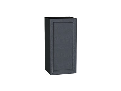 Шкаф верхний с 1-ой дверцей Сканди Graphite, Graphite Softwood, 720, 350 В*Ш*Г 716*350*320, фасад МДФ  Graphite Softwood, корпус  Graphite ms2510VVT_65214