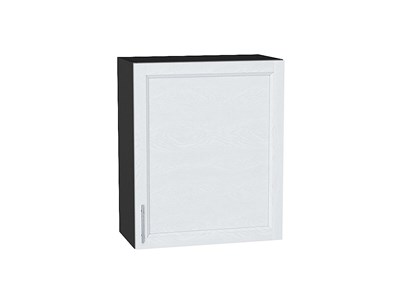 Шкаф верхний с 1-ой дверцей Сканди Graphite, White Softwood, 720, 600 В*Ш*Г 716*600*320, фасад МДФ  White Softwood, корпус  Graphite ms2510VVT_56167