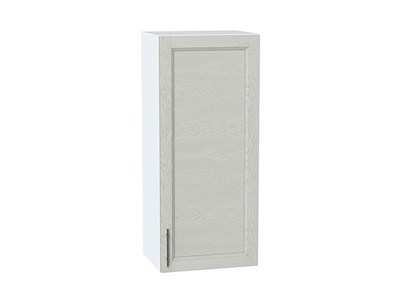 Шкаф верхний с 1-ой дверцей Сканди Белый, Cappuccino Softwood, 920, 400 В*Ш*Г 920*400*320, фасад МДФ  Cappuccino Softwood, корпус  Белый ms2510VVT_41378