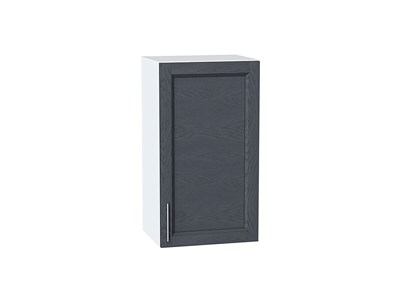 Шкаф верхний с 1-ой дверцей Сканди Белый, Graphite Softwood, 720, 400 В*Ш*Г 716*400*320, фасад МДФ  Graphite Softwood, корпус  Белый ms2510VVT_41325