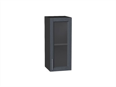 Шкаф верхний с 1-ой остекленной дверцей Сканди Graphite, Graphite Softwood, 720, 300 В*Ш*Г 716*300*320, фасад МДФ/Стекло  Graphite Softwood, корпус  Graphite ms2510VVT_41440